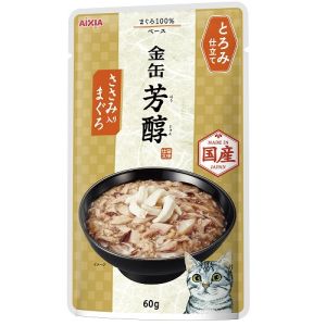 アイシア AIXIA アイシア 金缶 芳醇 ささみ入りまぐろ とろみ仕立て 60g AIXIA