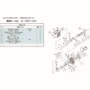 アルバック ULVAC アルバック G-100D G-100D用メンテナンスキットB 1Φ