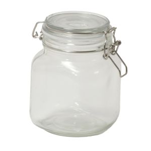 リバティーコーポレーション リバティー 角型 ガラス 保存瓶 1.0L LD-489 キャレ