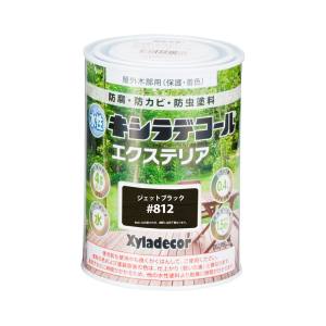 カンペハピオ KANSAI カンペハピオ 水性キシラデコール エクステリアS ジェットブラック 0.4L