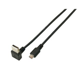変換名人 変換名人 USBAUL-MC/CA100 USB A 上L→micro 100cm ケーブル