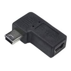 変換名人 変換名人 USBM5-LLF 変換プラグ USB mini5pin 左L型 フル結線