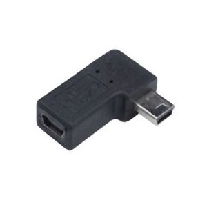 変換名人 変換名人 USBM5-RLF 変換プラグ USB mini5pin 右L型 フル結線