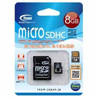 チーム Team microSDHC 8GB TG008G0MC24A Class4