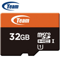 チーム Team チーム マイクロSDHC 32GB TUSDH32GUHS03 Class10 microSD Team