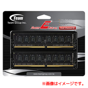 チーム Team DDR4-2400 PC4-19200 8GB 4GBx2枚 デスクトップ用 TED48GM2400C16DC01
