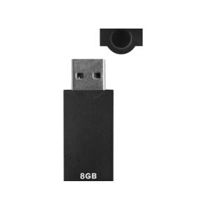  LAZOS LAZOS L-US8-CPB USBメモリ 8GB USB3.0 キャップ式 ブラック