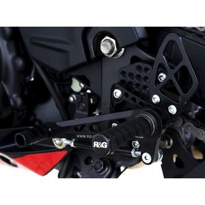 R&G アールアンドジー R&G RG-RSET39BK 可変レーシングステップキット ブラック Ninja250 18-/Ninja400 18-