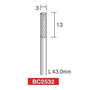 ミニター ミニモ Minimo ミニター ミニモ BC2532 超硬カッター マイクロカット φ3 1本