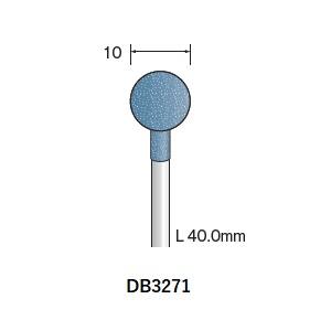 ミニター ミニモ Minimo ミニター ミニモ DB3271 研磨用ゴム砥石 WA ハード #80 φ10 10本