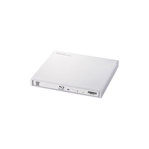 エレコム ELECOM エレコム LBD-PWA6U3LWH Blu-rayディスクドライブ USB3.2 Gen1 USB3.0 スリム 書き込みソフト付 UHDBD対応 ホワイト
