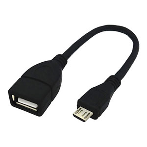 3Aカンパニー USB2.0 A(メス)-microUSB(オス)変換ケーブル 0.2m UAD-AMCB02