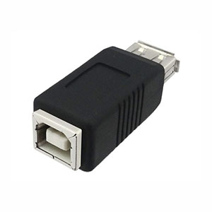 3Aカンパニー USB2.0 A(メス)-B(メス)中継プラグ USB変換アダプタ UAD-J20AB
