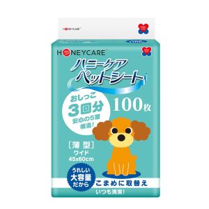 ユニフリー ユニフリー ハニーケア ペットシート 薄型 ワイドタイプ 100枚入 HND-100