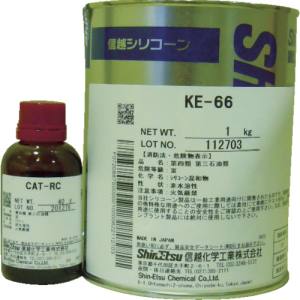 信越化学工業 Shin Etsu 信越 KE66 シーリング 一般工業用 2液タイプ 1Kg