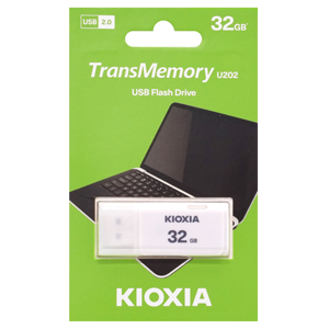 キオクシア Kioxia 海外パッケージ キオクシア USBメモリ 32GB LU202W032GG4 USB2.0対応