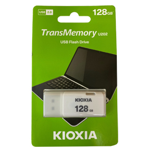 キオクシア Kioxia 海外パッケージ キオクシア USBメモリ 128GB LU202W128GG4 USB2.0対応