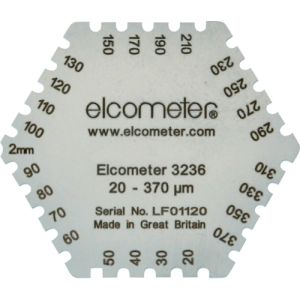 Elcometer Elcometer K0003236M201 六角形ウェットフィルム膜厚計