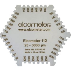 Elcometer Elcometer B112-1B 六角形ウェットフィルム膜厚計