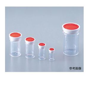 上園容器 スチロール棒瓶(標本瓶) 5mL 5-090-01 S-5