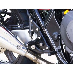 ベビーフェイス BabyFace ベビーフェイス 002-H018BK バックステップ/ブラック 3P CB400SF 08-16