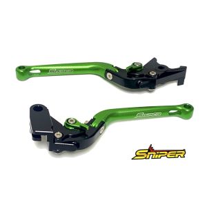 スナイパー SNIPER スナイパー SP0101GR クラッチレバー＆ブレーキレバーセット 緑 NINJA ZX-25R