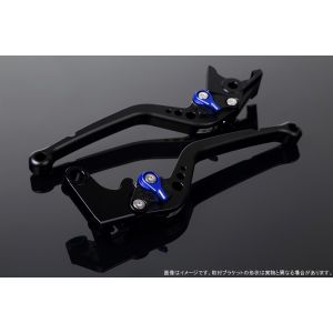 スピードラ SSK SPEEDRA スピードラLVBM018BK-BE アジャストレバー スタンダード ロング Mブラック/Mブルー NINJA250R 08-12 NINJA250