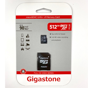 ギガストーン gigastone ギガストーン GSMX/512GU1A マイクロSDXC 512GB Class10 メーカー5年保証 Nintendo Switch 動作確認済