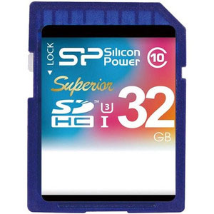 シリコンパワー silicon power シリコンパワー SP032GBSDHCU3V10 SDHC 32GB Superior Pro Class10 UHS-1 U3
