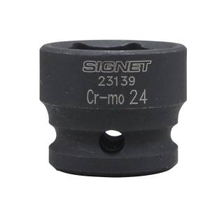 シグネット SIGNET シグネット 23139 1/2DR インパクト用ショートソケット 24MM SIGNET