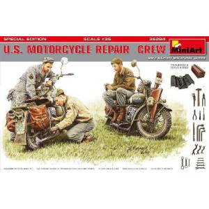 GSIクレオス GSIクレオス MA35284 ミニアート 1/35 アメリカ兵バイククルー修理中3体入 特別版