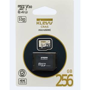エッセンコア KLEVV KLEVV K256GUSD6U3-CA マイクロSDXC 256GB U3 V30 A2 メーカー永久保証