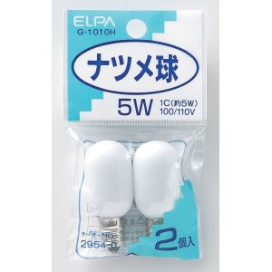 朝日電器 エルパ ELPA エルパ G-1010H ナツメ球 2P ELPA 朝日電器