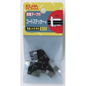 朝日電器 エルパ ELPA エルパ PE-B32H コードステッカー黒メッキM ELPA 朝日電器