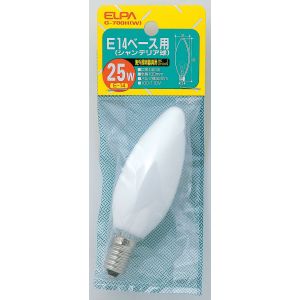 朝日電器 エルパ ELPA エルパ G-700H W シャンデリア25W ELPA 朝日電器