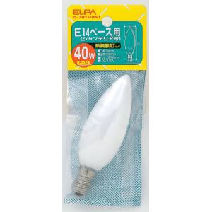 朝日電器 エルパ ELPA エルパ G-701H W シャンデリア40W ELPA 朝日電器