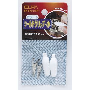 朝日電器 エルパ ELPA エルパ HK-SK01H W シールドクリップS白 ELPA 朝日電器