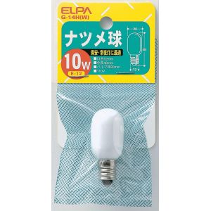 朝日電器 エルパ ELPA エルパ G-14H W ナツメ110V10W ELPA 朝日電器