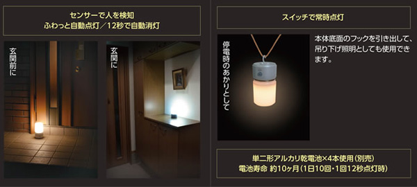  朝日電器 エルパ ELPA エルパ HLH-1201 DB ダークブラウン もてなしライト ELPA 朝日電器