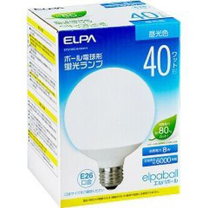 朝日電器 エルパ ELPA エルパ EFG10ED/8-G041H 電球形蛍光灯G形 40W形 ELPA 朝日電器