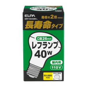 朝日電器 エルパ ELPA エルパ ERF110V40W-L 長寿命レフランプ ELPA 朝日電器