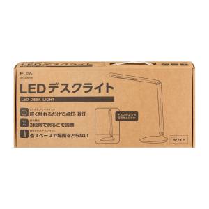 朝日電器 エルパ ELPA エルパ AS-LED07 W LEDデスクライト ELPA 朝日電器