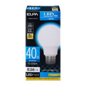 朝日電器 エルパ ELPA エルパ LDA5D-G-G5101 LED電球 A形 広配光 ELPA 朝日電器