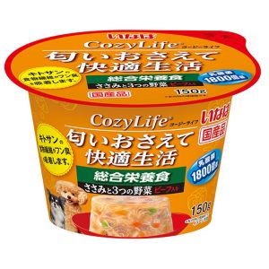 いなばペットフード いなばペットフード CozyLifeカップ 総合栄養食 ささみと3つの野菜 ビーフ入り 150g