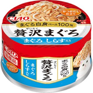 いなばペットフード いなばペットフード 贅沢まぐろ まぐろ しらす入り 60g