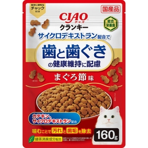 いなばペットフード いなば CIAOクランキー歯と歯茎の健康維持に配慮 まぐろ節味 160g