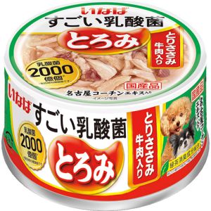 いなばペットフード いなば すごい乳酸菌とろみ とりささみ ビーフ入り 80g