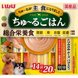 いなばペットフード いなば ちゅ～る ごはん とりささみ チーズ フィルター 14g×20本 323510