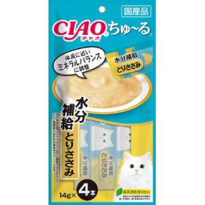 いなばペットフード いなば チャオ ちゅ～る 水分補給 とりささみ 14g×4本 CIAO