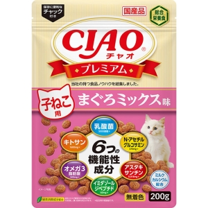 いなばペットフード いなば CIAOプレミアム 子ねこ用 まぐろミックス味 200g